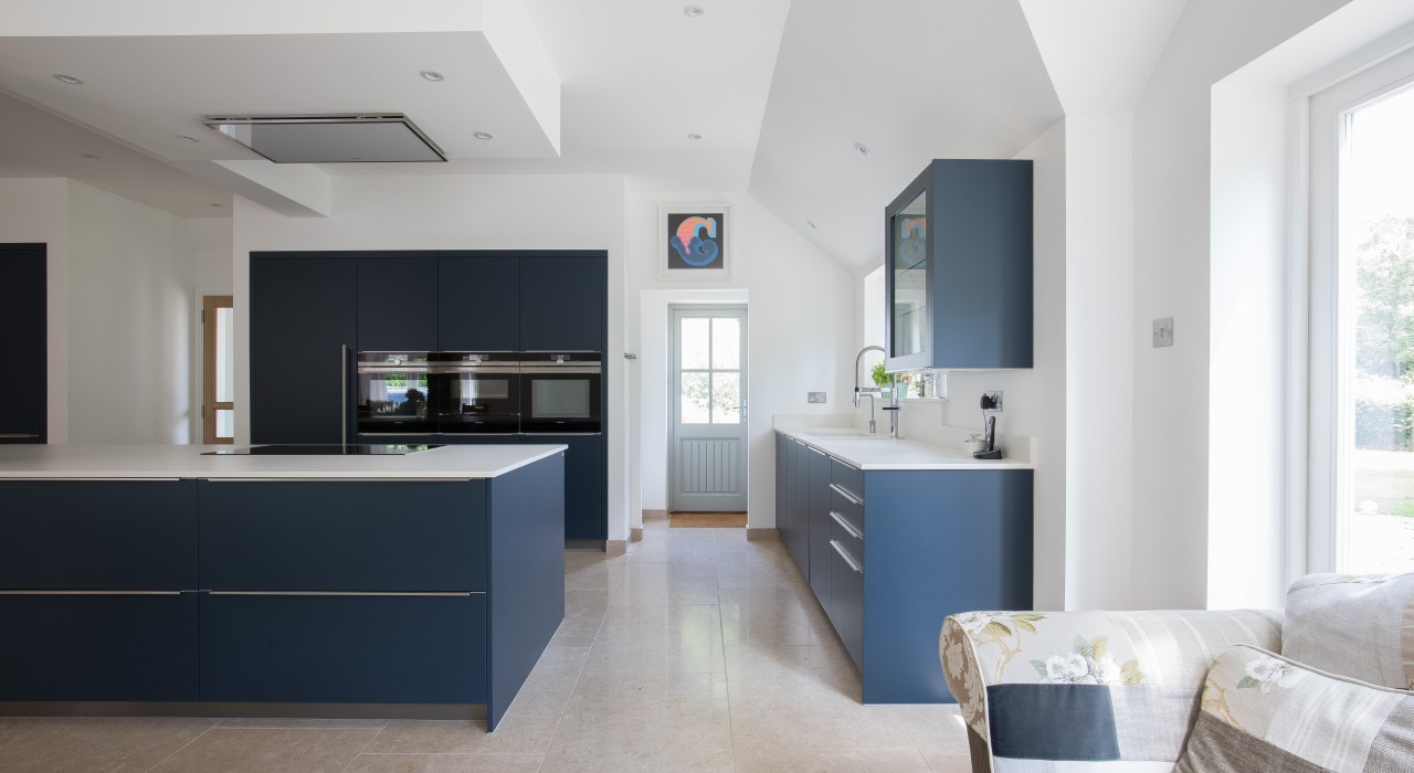 Blue kitchen