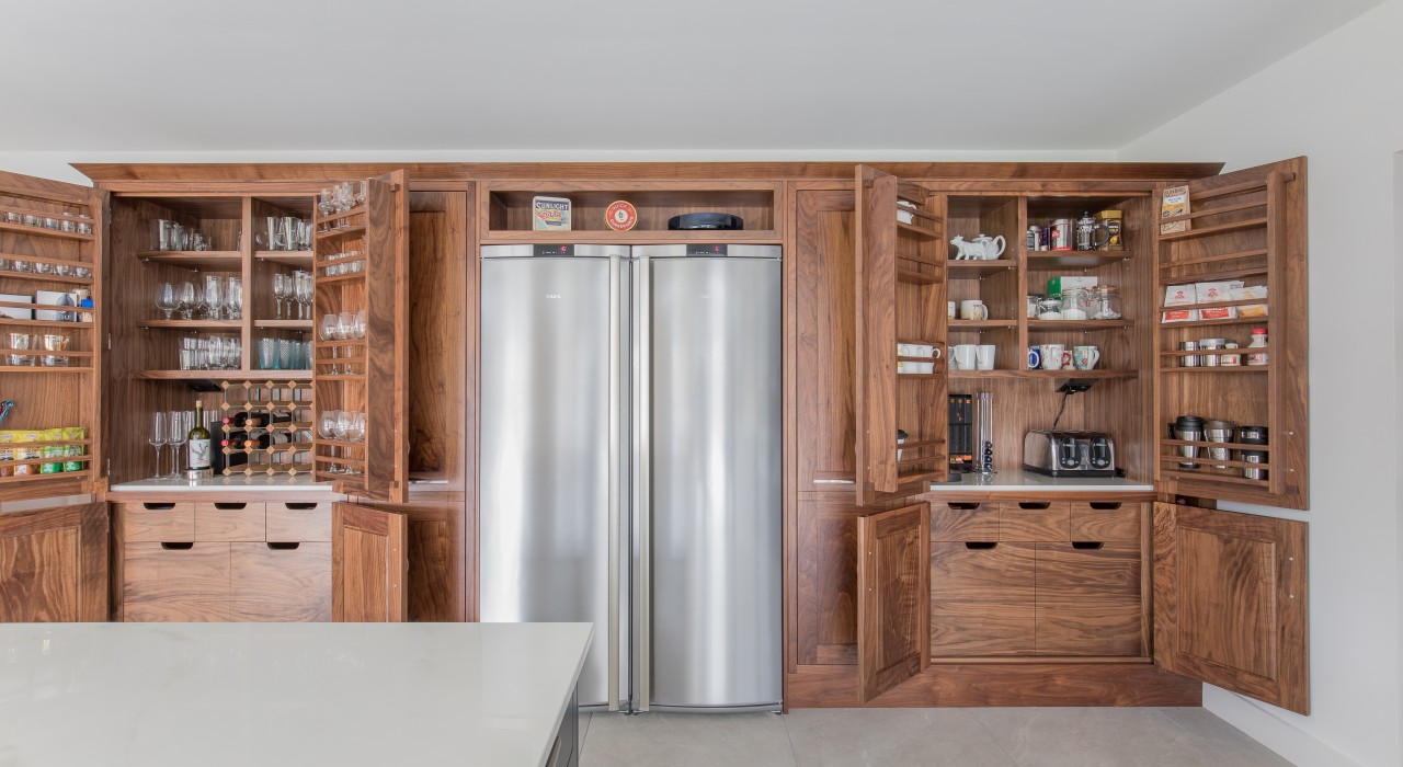 walnut kitchen