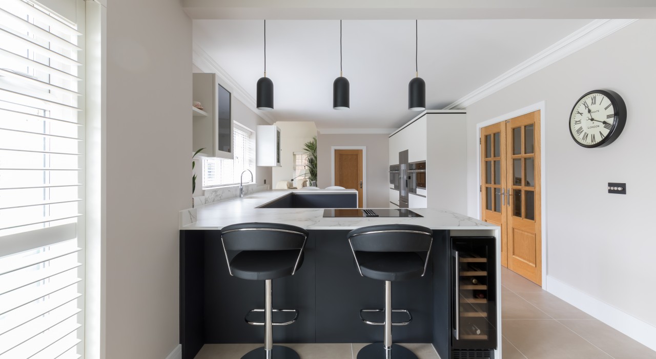 Double peninsular kitchen design