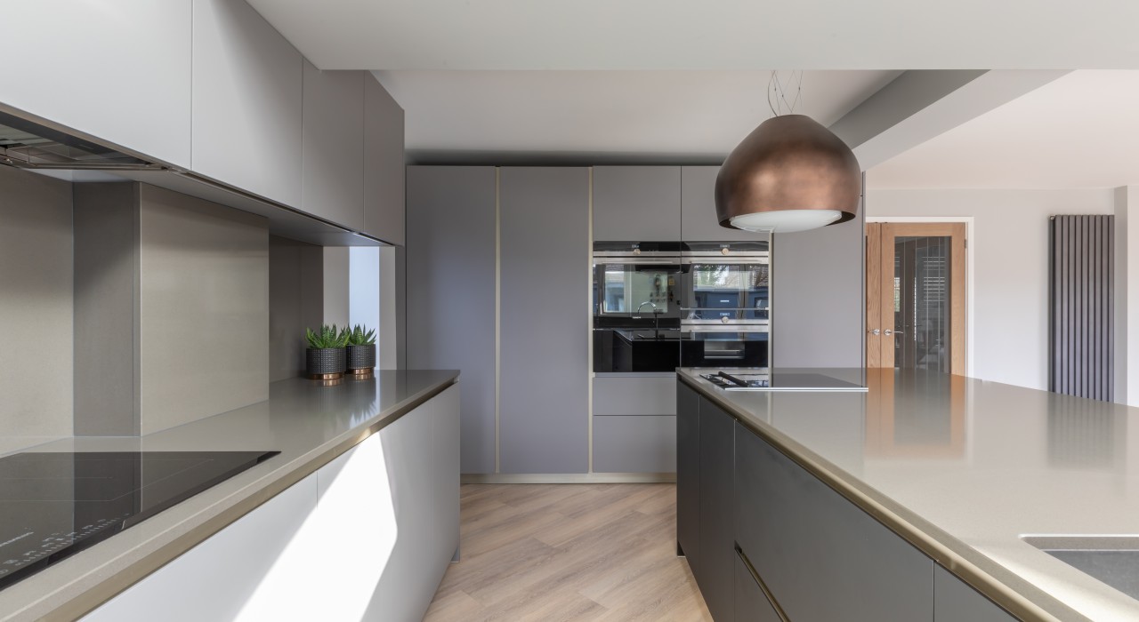 Copper  Oak  Cement kitchen illustration 8