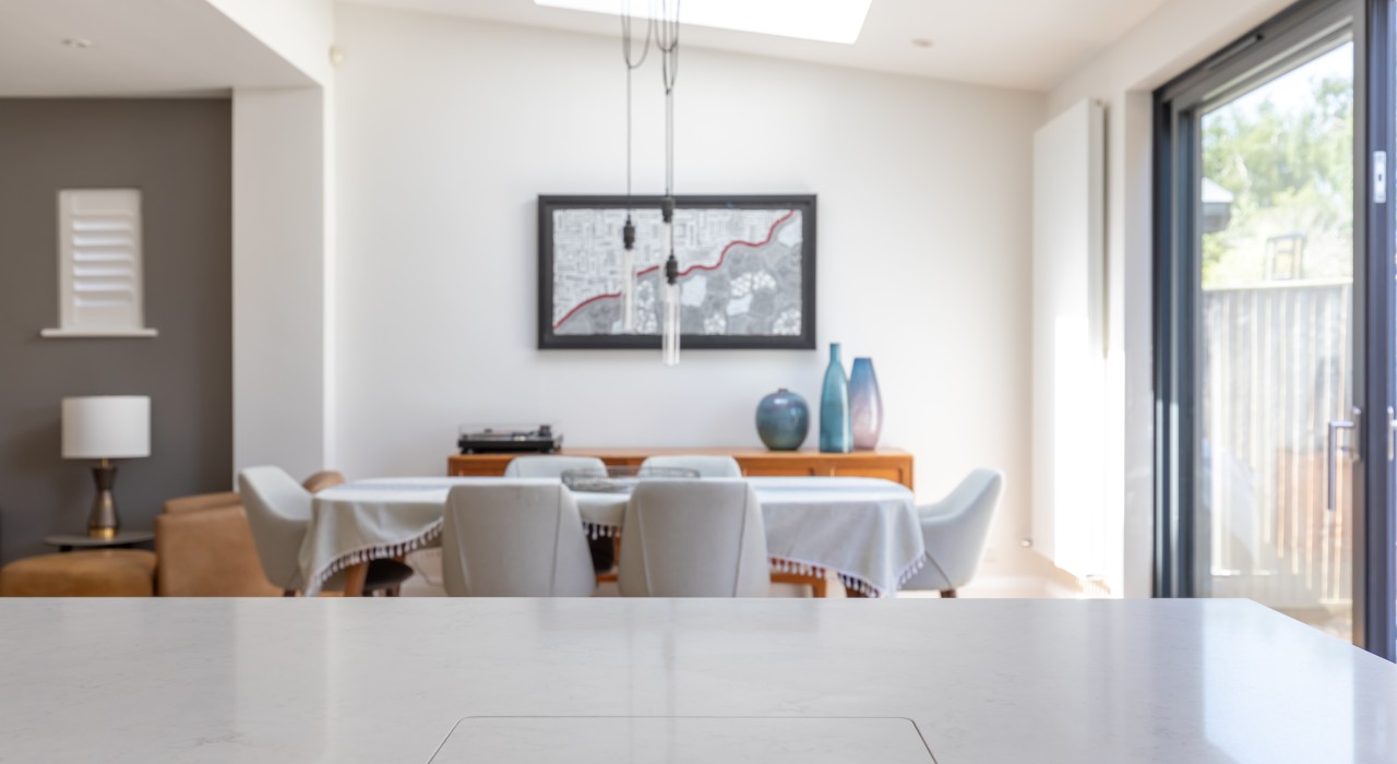 Open-plan kitchen
