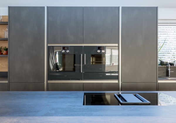 Handless urban industrial kitchen