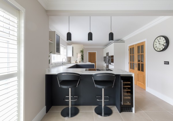 Double peninsular kitchen design