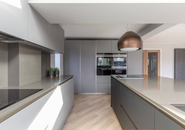 Copper  Oak  Cement kitchen illustration 8