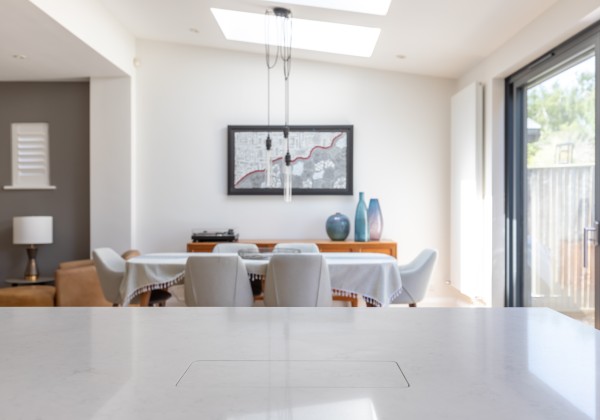 Open-plan kitchen